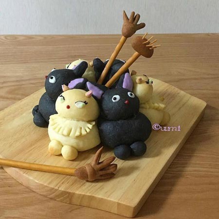 اخبار,اخبار گوناگون,نان به شکل شخصیت های کارتونی