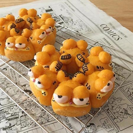 اخبار,اخبار گوناگون,نان به شکل شخصیت های کارتونی