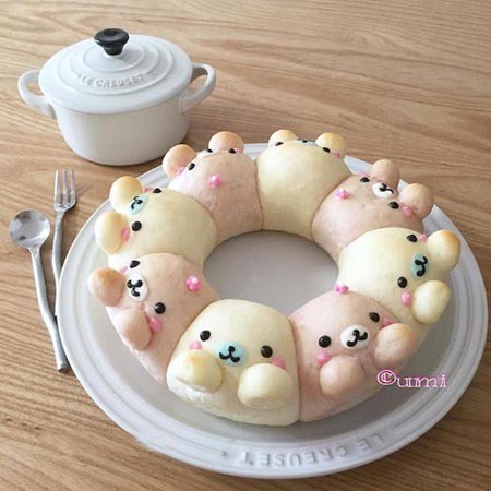 اخبار,اخبار گوناگون,نان به شکل شخصیت های کارتونی