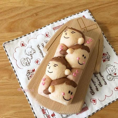 اخبار,اخبار گوناگون,نان به شکل شخصیت های کارتونی