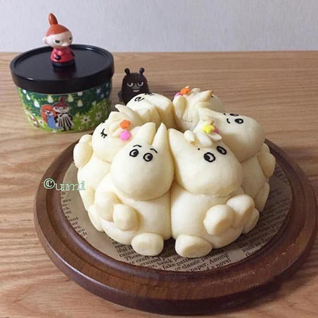 اخبار,اخبار گوناگون,,نان به شکل شخصیت های کارتونی