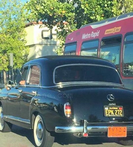 اخبار,اخبار گوناگون,بنز با پلاک اصفهان