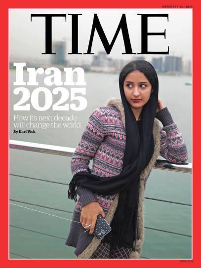 اتفاقی ‌بی‌سابقه؛ دختر ایرانی بر روی جلد" تایم"/تصویـر 1