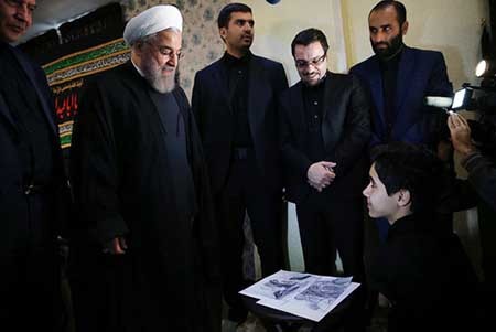 اخبار,اخبارسیاسی, روحانی در مراسم عزادارای یک موسسه خیریه