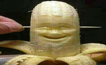 اخبار,اخبار گوناگون,مجسمه‌سازی بی‌نظیر با موز