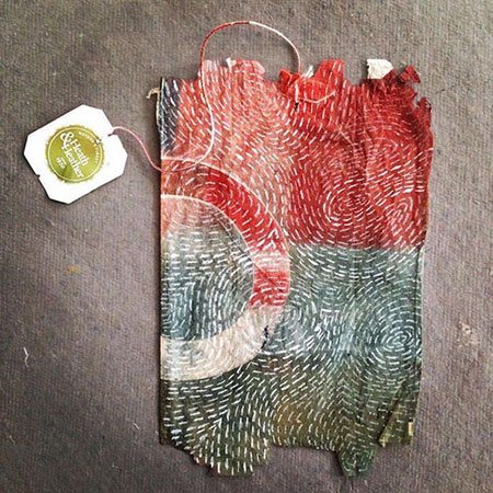 اخبار,اخبار گوناگون,363 روز نقاشی بر روی چای کیسه ای