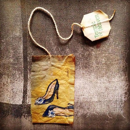 اخبار,اخبار گوناگون,363 روز نقاشی بر روی چای کیسه ای