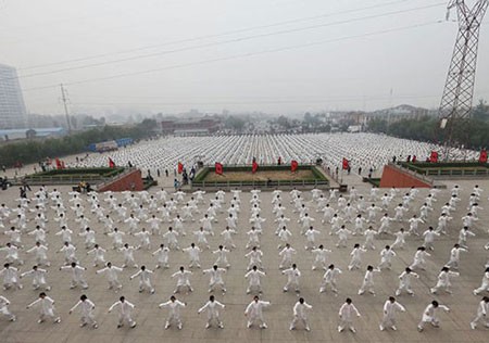 اخبار,اخبار گوناگون,ثبت رکورد جدید ورزش دسته‌جمعی تای چی در گینس