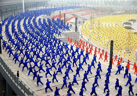 اخبار,اخبار گوناگون,ثبت رکورد جدید ورزش دسته‌جمعی تای چی در گینس