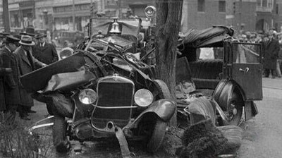 اخبار , اخبار گوناگون,اولین تصادف خودرو,تصاویری از اولین تصادف خودرو