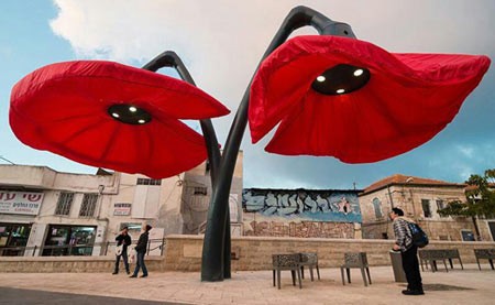 اخبار,اخبار گوناگون,گلهای مصنوعی غول پیکر