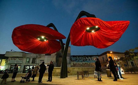 اخبار,اخبار گوناگون,گلهای مصنوعی غول پیکر