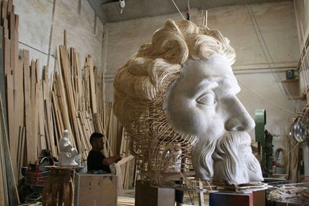 اخبار,اخبار گوناگون,مجسمه های چوبی