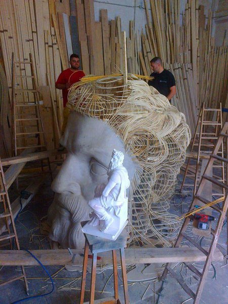 اخبار,اخبار گوناگون,مجسمه های چوبی