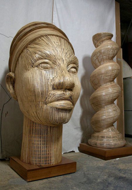 اخبار,اخبار گوناگون,مجسمه های چوبی