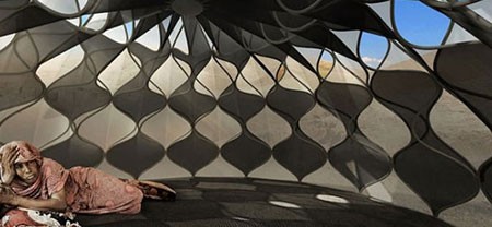 اخبار,اخبار گوناگون,چادرهایی که از اتمسفر آب جذب می کنند 