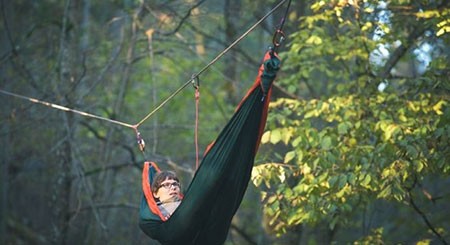 اخبار,اخبار گوناگون,یک استراحت بی‌نظیر در وسط جنگل بین زمین و آسمان