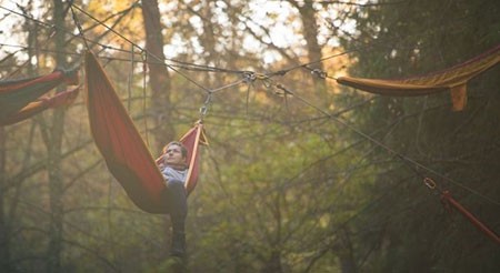 اخبار,اخبار گوناگون,یک استراحت بی‌نظیر در وسط جنگل بین زمین و آسمان