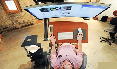 اخبار , اخبار گوناگون,میزهایی برای دراز کشیدن,طراحی میز و صندلی کار