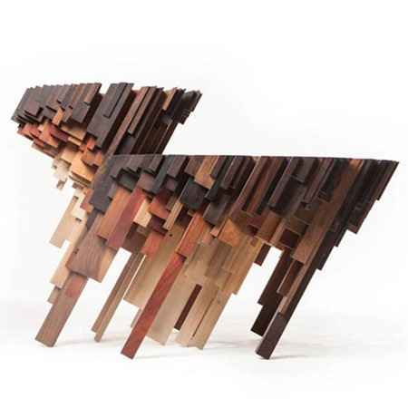 اخبار , اخبار گوناگون,تصاویر مبلمان با تکه های چوب,مبلمانی با تکه های چوب