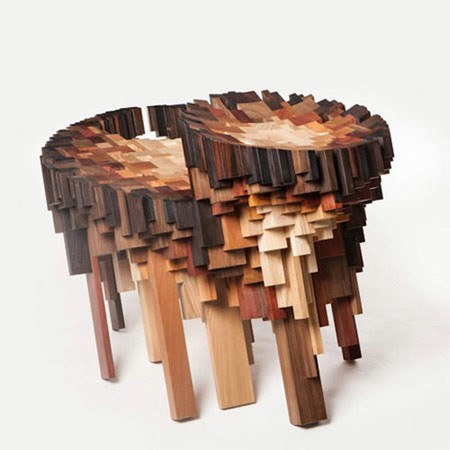 اخبار , اخبار گوناگون,تصاویر مبلمان با تکه های چوب,مبلمانی با تکه های چوب