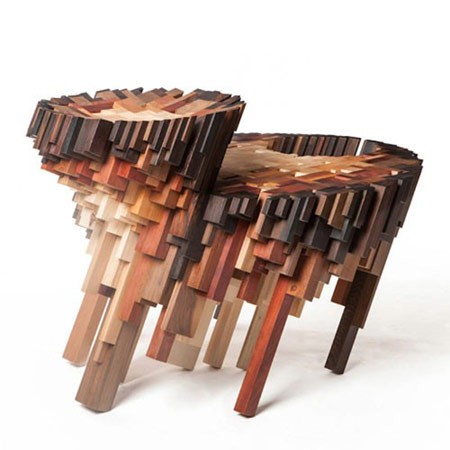 اخبار , اخبار گوناگون,تصاویر مبلمان با تکه های چوب,مبلمانی با تکه های چوب