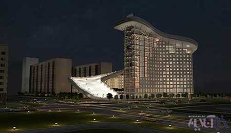 ساخت پیست اسکی در پشت‌بام مجتمع مسکونی