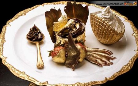 اخبار,اخبار گوناگون, 5 خــوردنـــــــــی طلاکاری شده