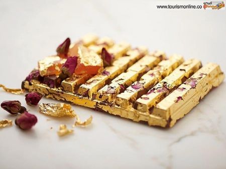 اخبار,اخبار گوناگون, 5 خــوردنـــــــــی طلاکاری شده