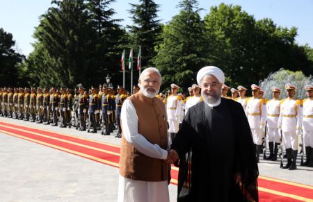  اخبارسیاست خارحی ,خبرهای  سیاست خارجی, استقبال روحانی از نخست وزیر هند  
