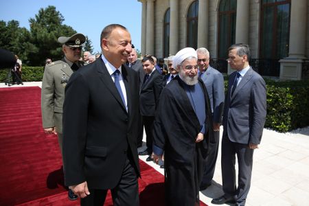  اخبارسیاست  خارجی,خبرهای  سیاست  خارجی, استقبال الهام علی‌اف از روحانی 