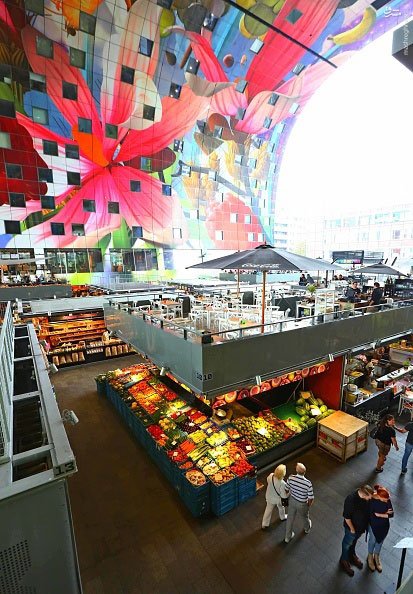 اخبار,اخبارگوناگون,بازار غذای زیبا در روتردام هلند
