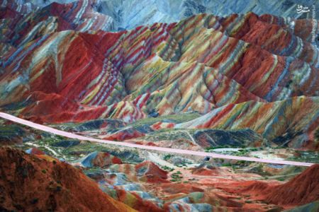 اخبار,اخبارگوناگون,کوه های رنگی درچین