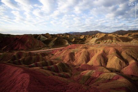 اخبار,اخبارگوناگون,کوه های رنگی درچین