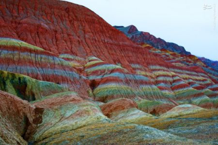 اخبار,اخبارگوناگون,کوه های رنگی درچین