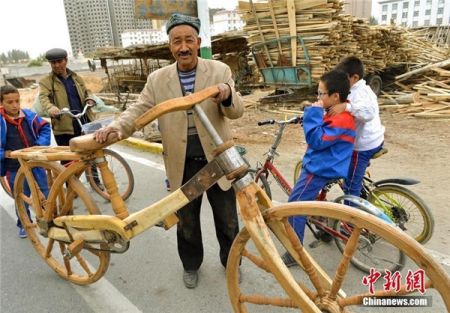 اخبارگوناگون,خبرهای گوناگون,دوچرخه چوبی