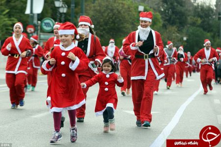 وبلاگ راسخون بلاگ rasekhoon rasekhonblog بابا نوئل‌های عجیبی که جهانی شدند / تصاویر
