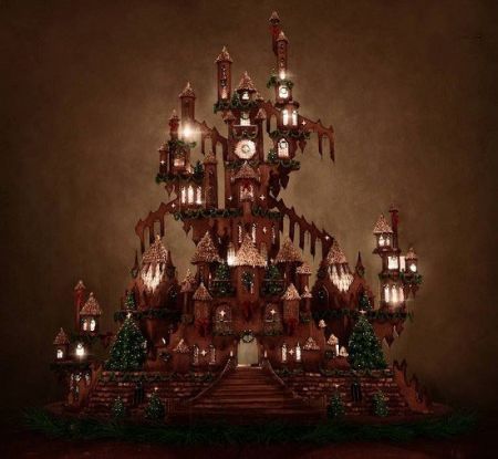 اخبار,اخبار گوناگون,قلعه ای شگفت انگیز از جنس شیرینی زنجبیلی