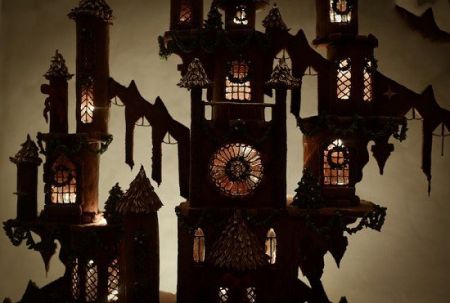 اخبار,اخبار گوناگون,قلعه ای شگفت انگیز از جنس شیرینی زنجبیلی