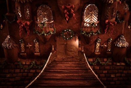 اخبار,اخبار گوناگون,قلعه ای شگفت انگیز از جنس شیرینی زنجبیلی