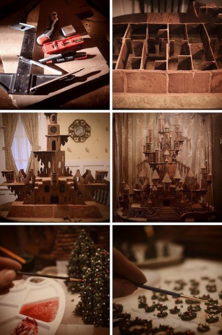 اخبار,اخبار گوناگون,قلعه ای شگفت انگیز از جنس شیرینی زنجبیلی