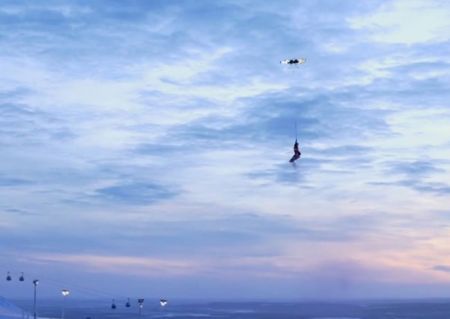 اخبارگوناگون,خبرهای گوناگون,پهپاد برای جابجا کردن هوایی اسکی‌بازهاد