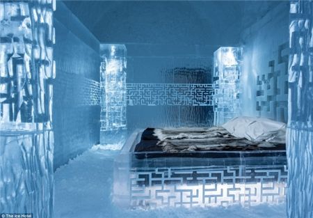 اخبار,اخبار گوناگون,این هتل از یخ ساخته شده است 