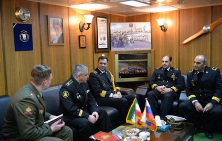  استقبال روس‌ها از کشتی ایرانی  