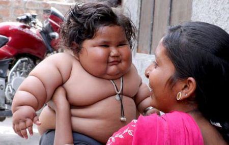 اخبار,اخبار گوناگون,شیرخوار هندی با چاقی بیش از حد اخبار,اخبار گوناگون,شیرخوار هندی با چاقی بیش از حد