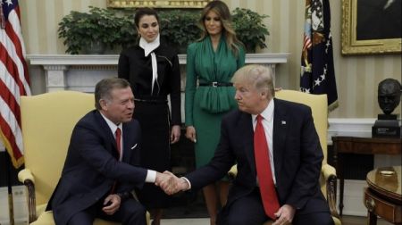   اخباربین الملل,خبرهای  بین الملل,حضور پادشاه اردن و همسرش در کاخ سفید