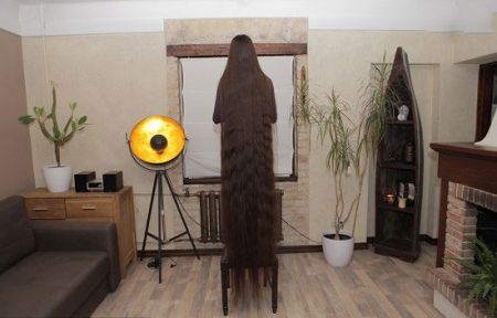 اخبار,اخبار گوناگون,راپونزل دنیای واقعی با موهای با ۲.۳ متری