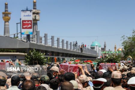 تشییع پیکر ۶ شهید مرزبان میرجاوه - مشهد
