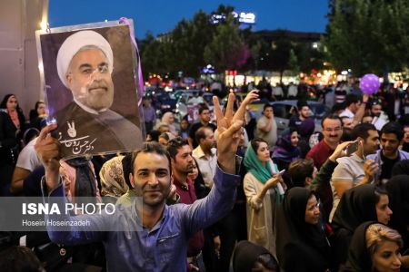   شادی مردم پس از انتخابات ۲۹ اردیبهشت - استانها