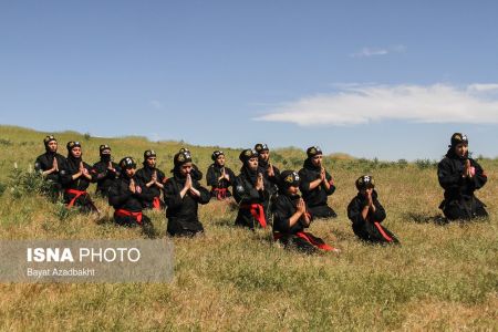    تمرینات سخت زنان نینجاکار ایرانی